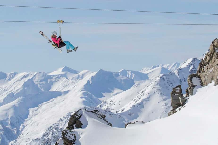 La Tyrolienne in Val Thorens Hoogste zipline ter wereld